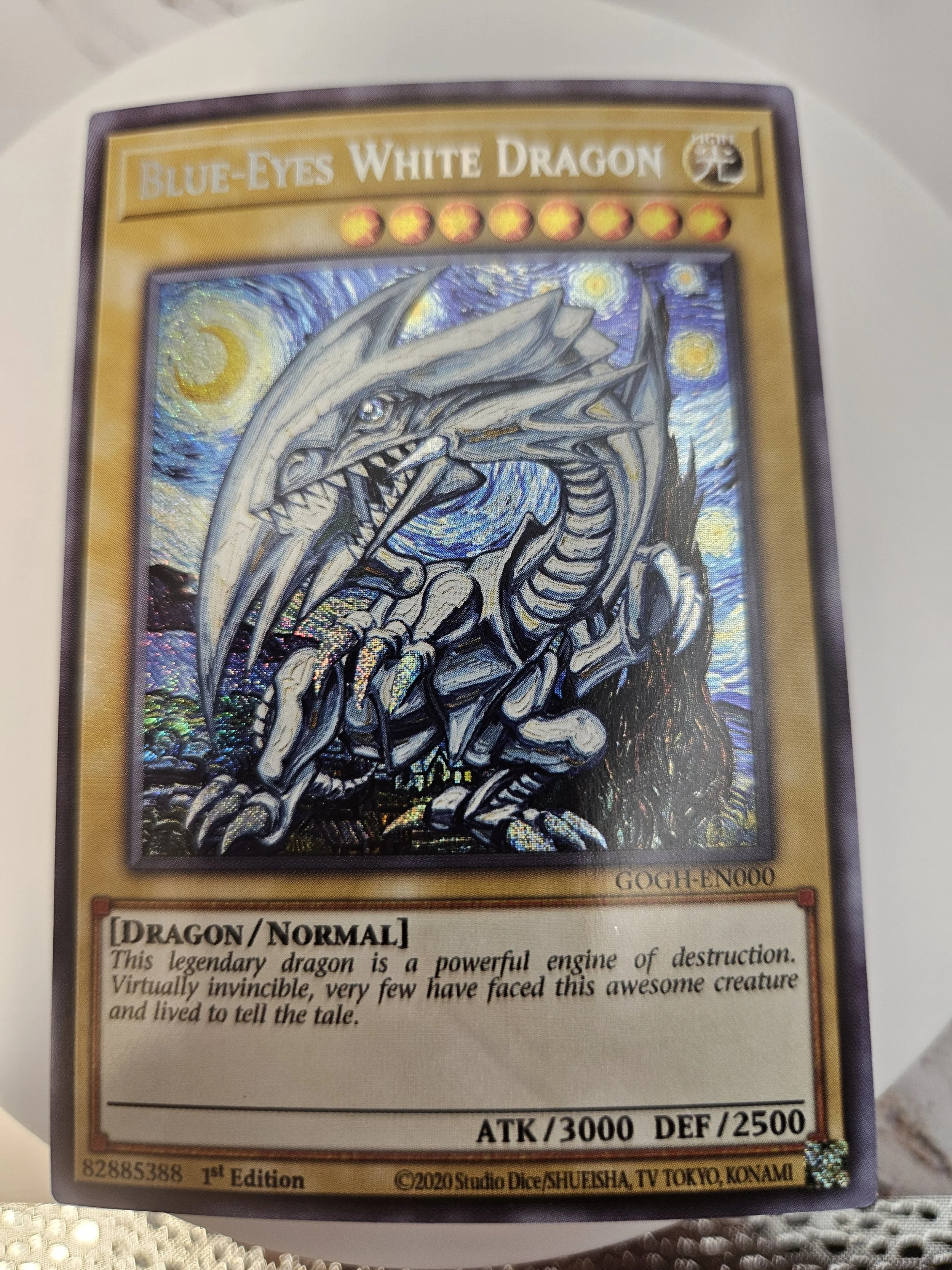Set: Starry Night Custom Alternate Artworks - Blue-Eyes White